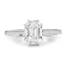 Load image into Gallery viewer, 0.48 Carat Genuine White Diamond 18K White Gold Ring