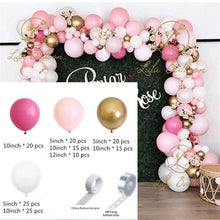 将图片加载到图库查看器,152PCS Rose Pink And Gold Balloon Garland Arch Kit For Baby Shower Valentine's Day Wedding Kid Birthday Decorations Girl Birthday Party Decoration