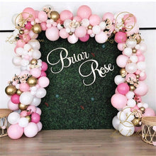 将图片加载到图库查看器,152PCS Rose Pink And Gold Balloon Garland Arch Kit For Baby Shower Valentine's Day Wedding Kid Birthday Decorations Girl Birthday Party Decoration