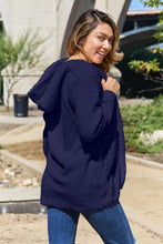 将图片加载到图库查看器,Women Full Size Teddy Hooded Jacket with Pockets Cozy Casual Jacket Comfortable Women Jacket