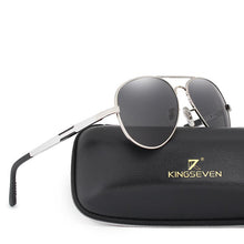 将图片加载到图库查看器,Aviation Luxury Aluminum Magnesium Gold Fashion Polarized Lens Sunglasses Men/Women Driving Mirror Sunglasses Military Style
