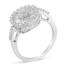 Load image into Gallery viewer, 10KT White Gold Diamond Cocktail Ring (1 cttw, H-I Color, SI2-I1 Clarity)