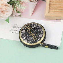 Load image into Gallery viewer, 1.5m Centimeter Inch Roll Tape Portable Retractable Vintage PU Leather Mini Tape