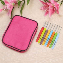 Load image into Gallery viewer, 16-Piece: Colored Crochet Hooks Yarn