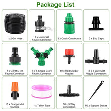 Load image into Gallery viewer, 164FT Drip Irrigation Kit Automatic Garden Irrigation System