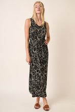 Load image into Gallery viewer, New Side Slit Flower Print V-Neck Sleeveless Dress For Women – Elegant and Feminine Sleeveless Dress with Flattering V-Neck and Side Slits