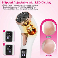 Load image into Gallery viewer, 17-Pieces Set: Electric Foot Callus Remover with Vacuum Foot Grinder Rechargeable