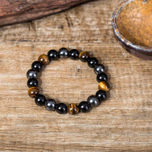 Load image into Gallery viewer, Legendary Tiger Eye Bracelet Powerful Confidence Natural Stone Bracelet Chakra
