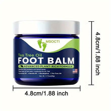 Load image into Gallery viewer, Tea Tree Oil Foot Balm Moisturizer for Dry Feet