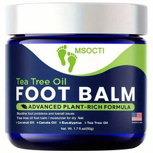 Load image into Gallery viewer, Tea Tree Oil Foot Balm Moisturizer for Dry Feet
