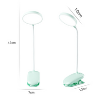 Load image into Gallery viewer, Bright LED Table Lamp Study Desk Reading Book Lamp Eye-care Bedside Bedroom Battery Desk Light For Student Office LED Stand Decorative Table Lamp Cute Study Lamps for Bedroom Décor