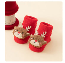 将图片加载到图库查看器,Baby Socks Christmas Newborn For Baby Boys/Girls Christmas Floor Socks Anti-Slip Baby Step Socks For Baby Kids