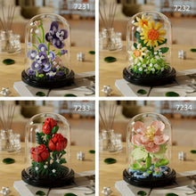 Load image into Gallery viewer, DIY Flower Building Blocks Set - Romantic Proposal Decor, Desktop Ornament & Puzzle Toy, Perfect Birthday Gift Ramadan Mubarak