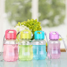 Load image into Gallery viewer, 180ML Plastic Colorful Water Bottle Portable