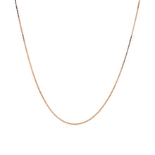 将图片加载到图库查看器,18k Rose Gold Classic Box Chain (0.60 mm)