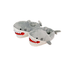 将图片加载到图库查看器,Warm Shark Womens Home Slippers Fashion Plush Winter Funny Elegant Women Slippers Cute Cartoon Shark Indoor Warm Home Cotton Slippers