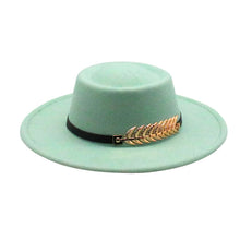 Load image into Gallery viewer, Autumn Winter Women Men Vintage Fedora Women's Foldable Short Brim Floppy Hat Gentleman Elegant Warm Hats Lady Party Luxury Caps Classic Summer Beach Sun Hat