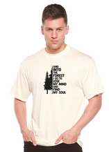 Load image into Gallery viewer, And Into The Forest I Go Men's Bamboo Viscose/Organic Cotton Short Sleeve Graphic T-Shirt