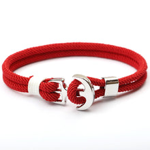 Load image into Gallery viewer, Amazing Multilayer Anchor Bracelets Charm Survival Rope Chain Fashion Jewelry Bracelet Men For Women Best Gift