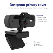 Load image into Gallery viewer, Webcam Real 1080P 200W Pixels Full Hd 110° Wide Angle Camera with Microphone Tripod for Video Widescreen Pro Streaming Webcam for Recording Calling Conferencing And Gaming