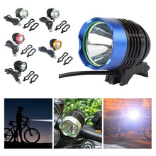 Load image into Gallery viewer, Mountian Bike Front Lamp 1800LM Bicycle Headlight Cycling Headlamp Battery Pack Charger 3 Modes Bike Headlight Waterproof LEDs Bicycle Light Mountain Bike Front Light Headlamp Bike Light