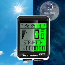 将图片加载到图库查看器,Bicycle Computer Road Bike Table Light Wired Wireless Waterproof Luminous Speedometer Waterproof Cycling Odometer Smart Sensor Auto Wake-Up Multi-Function Bicycle Speed Tracker With LCD Backlight Display