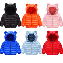 将图片加载到图库查看器,Modern Jacket Autumn Winter Baby Girls Jacket For Baby Coat Kids Warm Hooded Outerwear For Baby Boys Clothes Newborn Jacket