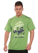 Load image into Gallery viewer, Air Show Men's Bamboo Viscose/Organic Cotton Short Sleeve Graphic T-Shirt