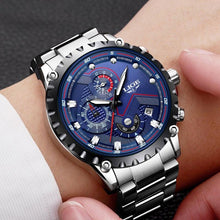 Load image into Gallery viewer, Business Elegant Men's Watch With Chronometers Day View Fluorescent Hands Excellent Look Unique Design Perfect Gift For Your Man