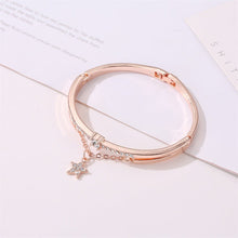 Load image into Gallery viewer, Rose Gold Stainless Steel Bracelets & Bangles Female Heart Forever Love Charm Bracelet For Women