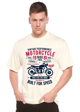 Load image into Gallery viewer, Motorcycle Ride Free Men's Bamboo Viscose/Organic Cotton Short Sleeve Graphic T-Shirt