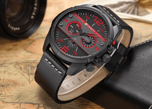 Load image into Gallery viewer, Men's Waterproof Retro Style Watch With Excellent Background, Chronometers Large Numbers Perfect Gift