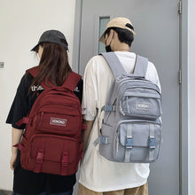 Load image into Gallery viewer, Campus Large Capacity Fashion Men's Backpack Ins New Trendy Small Canvas Mini Backpack For Women And Girls Anti-theft Shoulder Bag And School Bag For Teenager Girls