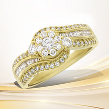Load image into Gallery viewer, 1.00ct Diamond Eng Only 14KT Yellow Gold