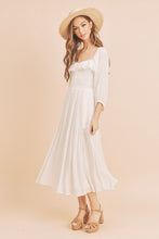 Load image into Gallery viewer, New Summer Ruffled Smocked Square Neck Balloon Sleeve Comfortable Dress β Feminine, Chic, and Elegant for Any Occasion