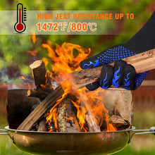 将图片加载到图库查看器,1PC 1472 Degrees Extreme Heat Resistant Grilling Glove for BBQ Oven Smoker Stove Firepit Fryer Barbeque Oven Mitt BBQ Gloves Heat Resistant Oven Mitts Grilling Gloves