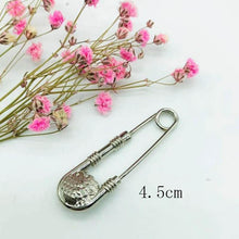 将图片加载到图库查看器,1pc Alloy Double Lion Head Brooch Pin Fashion Safety Pins Women Waist Closing Men Suit Jacket Decoration Jewelry Retro Double Head Safety Pin Temperament Coat Pin