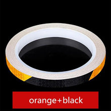 Load image into Gallery viewer, 1PC Car Styling Reflective Stripe Tape Motorcycle Bike Body Rim Wheel Stripe Tape Stickers Decorative Reflective Wheel Rim Stripe Decal Sticker for Motorcycle Wheels Car Cycling Bike Bicycle Night Safety Decoration Stripe Universal Blue Red Yellow