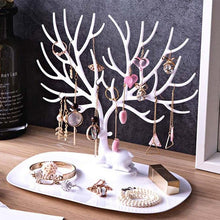 将图片加载到图库查看器,1pc Creative Deer Horn Tree Charm Jewelry Organizer Earring Bangle Necklace Bracelet Display Holder Unique Design Jewelry Organiser for Women Classic Tree Shape High Quality Necklace Earring Display Holder Tree Jewelry Organizer For Women
