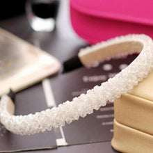 Load image into Gallery viewer, 1Pc Crystal Rhinestone Pearl Hair Hoop Headband Bridal Wedding Hair Accessories Girl Beauty Headwear Headdress Women Headpieces