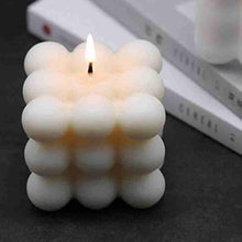 Load image into Gallery viewer, 1pc Cube Wax Fragrance Candle Bougie Rose Scented Candles Cute Wax Candles Cube Scented Candle Handmade Decorative Candle Hand Poured Scented Candle Home Decor Candle for Bedroom Aesthetic Home Geometric Decoration Cube Wax Fragrance Candle