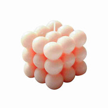 Load image into Gallery viewer, 1pc Cube Wax Fragrance Candle Bougie Rose Scented Candles Cute Wax Candles Cube Scented Candle Handmade Decorative Candle Hand Poured Scented Candle Home Decor Candle for Bedroom Aesthetic Home Geometric Decoration Cube Wax Fragrance Candle