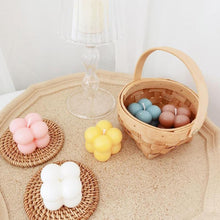 Load image into Gallery viewer, 1pc Cube Wax Fragrance Candle Bougie Rose Scented Candles Cute Wax Candles Cube Scented Candle Handmade Decorative Candle Hand Poured Scented Candle Home Decor Candle for Bedroom Aesthetic Home Geometric Decoration Cube Wax Fragrance Candle