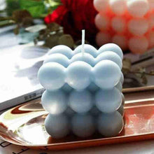 Load image into Gallery viewer, 1pc Cube Wax Fragrance Candle Bougie Rose Scented Candles Cute Wax Candles Cube Scented Candle Handmade Decorative Candle Hand Poured Scented Candle Home Decor Candle for Bedroom Aesthetic Home Geometric Decoration Cube Wax Fragrance Candle