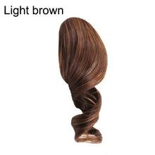 Load image into Gallery viewer, 1Pc Pretty Girls Fake Front Hair Bangs Hair Styling Accessory Beautiful Fashion Synthetic Curled Hair Extension Natural Flat Neat Bangs With Temples For Women One Piece Hairpiece