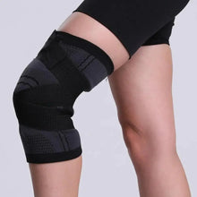 Load image into Gallery viewer, 1PC Sport Knee Sleeve Support Men Kneepad Pressurized Elastic Knee Pads Fitness Gear Protector For Sport Improved Circulation Compression Support For Joint Pain