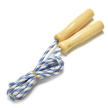 Load image into Gallery viewer, 1PC Sports Skipping Rope Practice Speed Jump Random Color Wood Grip Handle Children Kid Fitness Adjustable Wooden Handle Skipping Rope Best For Boys Girls Fitness Training