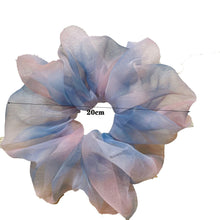 Load image into Gallery viewer, 1PC Spring Summer Net Yarn Hair Bow Scrunchies Large Chiffon Women Elastic Hair Band Ponytail Holder Hair Tie Ponytail Holder Accessories for Women Girls