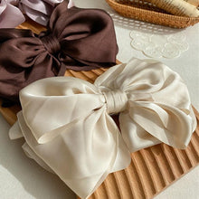 将图片加载到图库查看器,1PC Winter Velvet Bowknot Hair Clips Hand Tie Large Pigtail Bows Hairpin For Women Girls Satin Temperament Elegant Fashion Hairgrips Accessories For Party