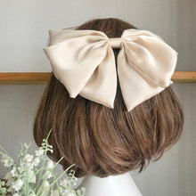 将图片加载到图库查看器,1PC Winter Velvet Bowknot Hair Clips Hand Tie Large Pigtail Bows Hairpin For Women Girls Satin Temperament Elegant Fashion Hairgrips Accessories For Party